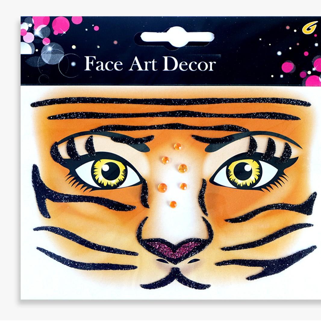 Party Face Stickers Valentine s Day Carnival Face Stickers Makeup Stickers Role Playing Children s Decorative Stickers 1pcs