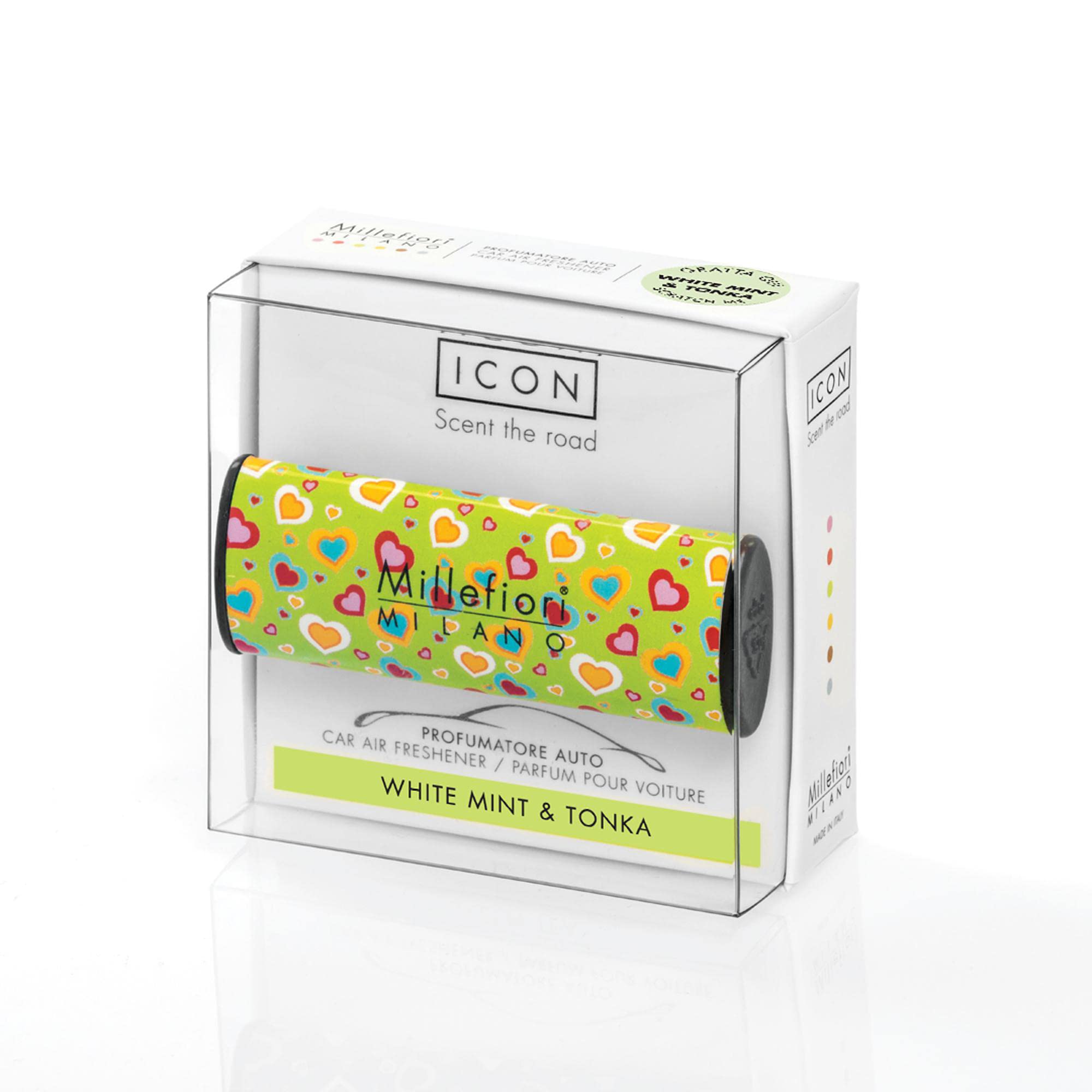 

Millefiori 16CARB08 ICON FIORI Car / Car , White Mint 1 piece зелёный