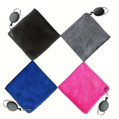 Toalla de Golf Avanzada con Gancho Retráctil - Un Paño de Limpieza Duradero y Altamente Absorbente de Doble Uso para Golfistas, Disponible en Múltiples Colores