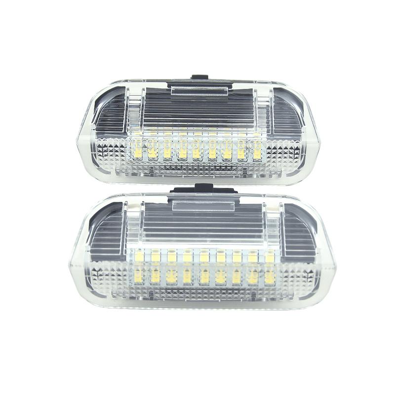 Fit For Porsche Cayenne 2011-2017 For VW Golf Plus 2005-2009 2x Led Rear Door Courtesy Lights Under Warning Lamps