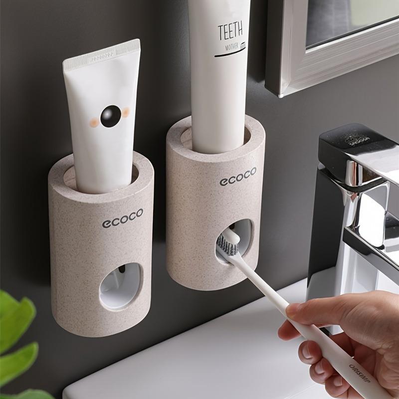 

Self-Adhesive Toothpaste Dispenser, No Drilling Automatic Squeezer, Easy Clean Wall-Mounted for Bathroom United States