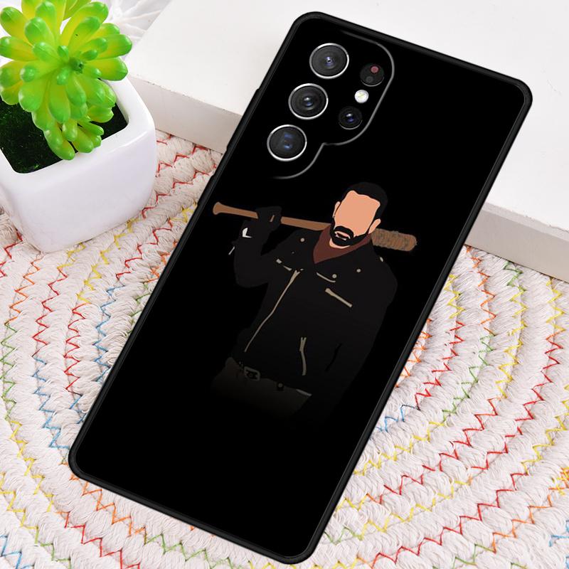Negan Silicone Phone Case For Samsung Galaxy note 10 pro S26 S25 S24 S23 S22 S21 Plus S25Ultra Capa Cover