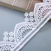 4 cm mjölksilke broderat spets, hemtextil soffkudde tillbehör, gardin smyckesdekoration