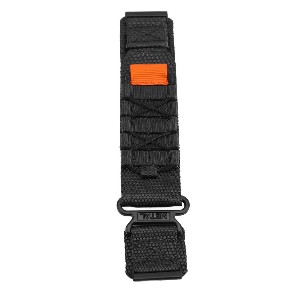 24mm Nylon Watch Strap Smart Watch Band Replacement Sport Watch Wristband for 9 Baro/ 9/7/D5i Black