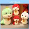 Of Year The Snake Mascot Plush Toy Cute Cartoon Zodiac Children Holiday Doll