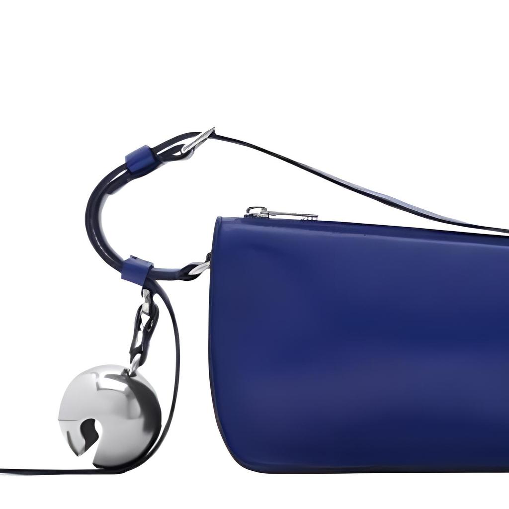 Burberry Adjustable Leather Strap Zipper Closure Lambskin Crossbody Shoulder Bag Women bags Knight-Blue 80788571
