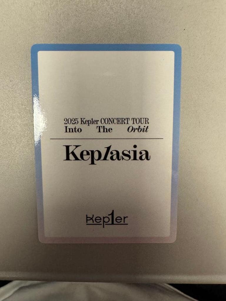 [USED] Kep1er 2025 Concert Kep1asia 3000 yen bonus autographed trading card