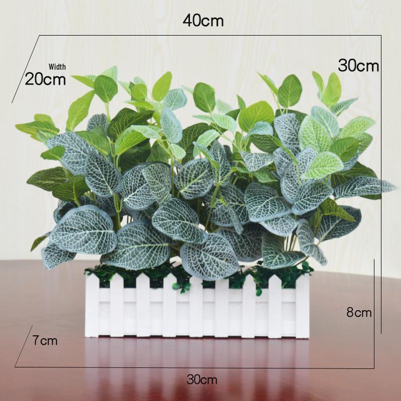 Arrangement de Pothos, Herbe Artificielle et Fleurs en Soie pour la Décoration de la Maison