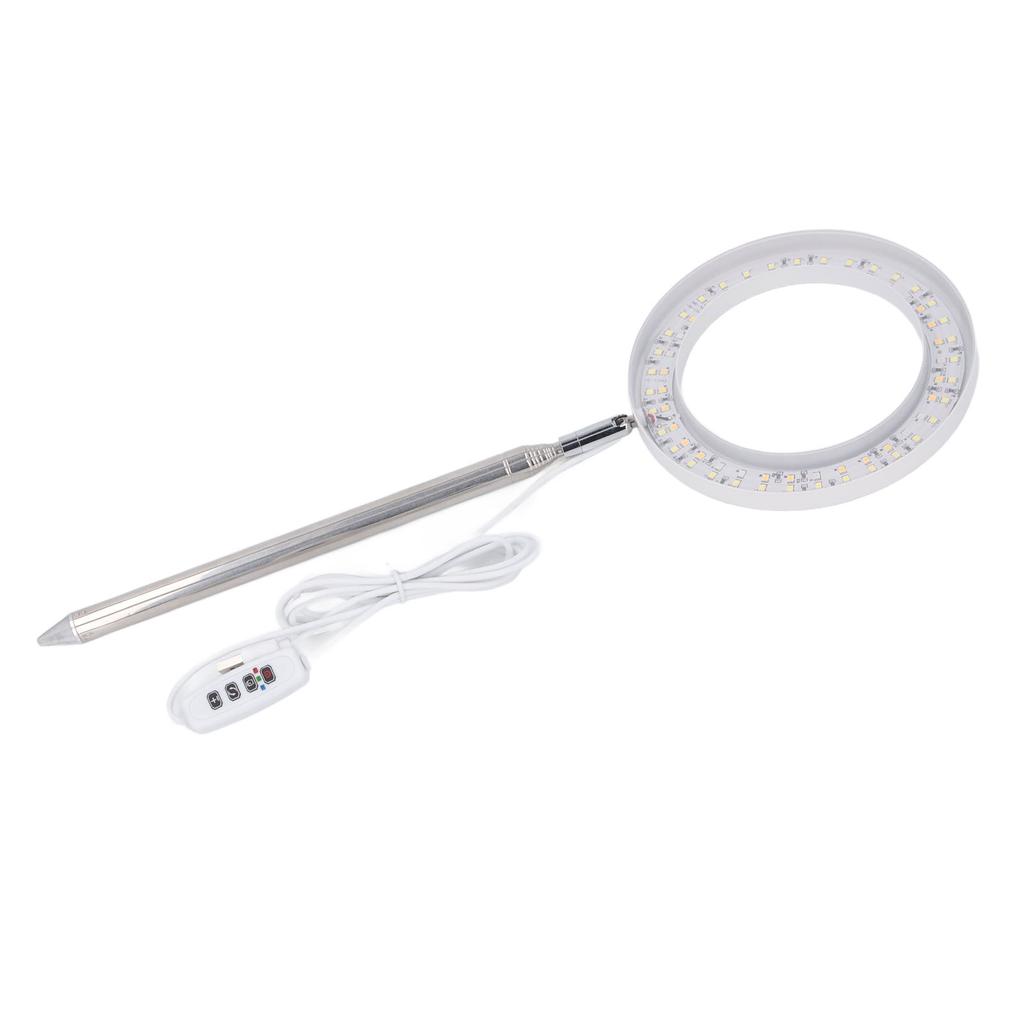 6inch Grow Light Full Spectrum Plant Light 26.5-165cm Adjustable Height Timing and Dimming Growing