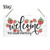 Tropical Beach House Ornament Summer Wood Sign for Front Door, Hanging Welcome Refreshing Entryway Sign, Rustic Wooden Door Hanger Home Porch