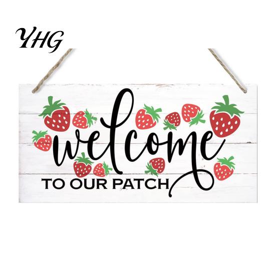 Tropical Beach House Ornament Summer Wood Sign for Front Door, Hanging Welcome Refreshing Entryway Sign, Rustic Wooden Door Hanger Home Porch