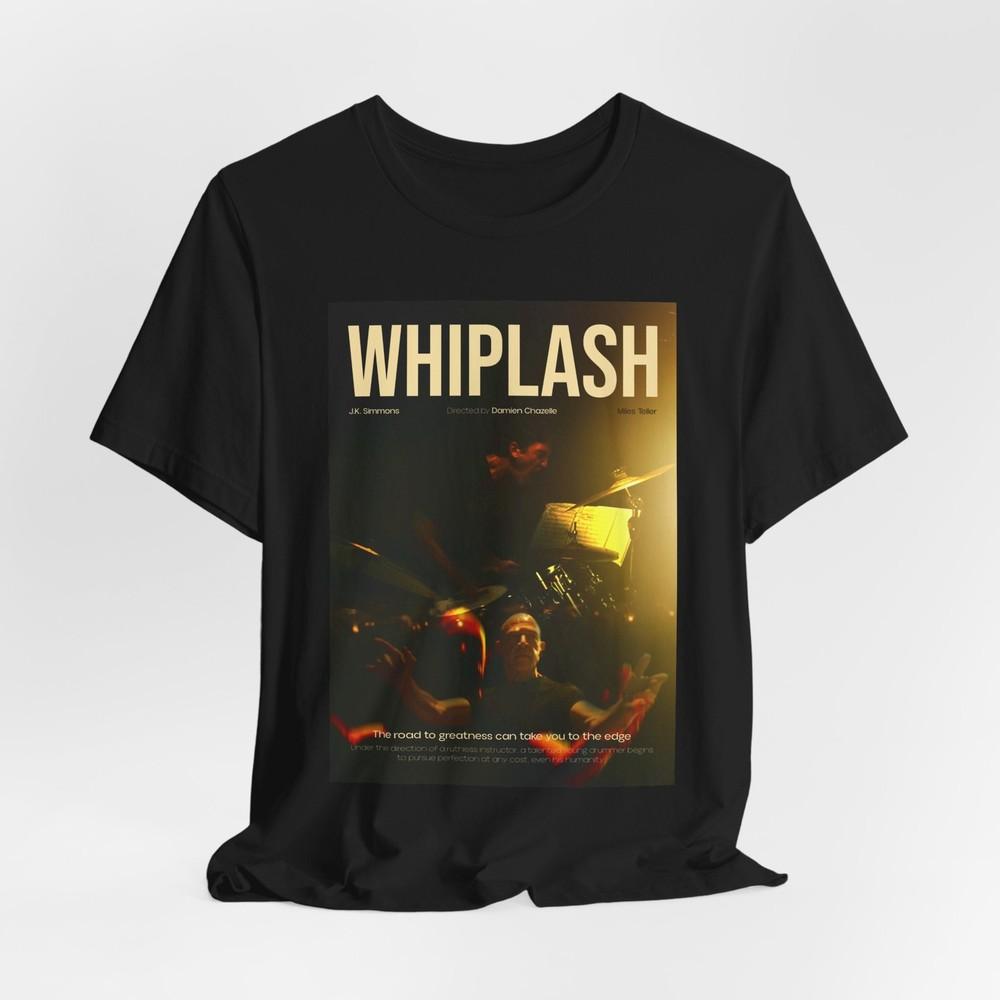 Whiplash Graphic Tee  Short Sleeve Tshirt Featuring Poster Graphic Design S