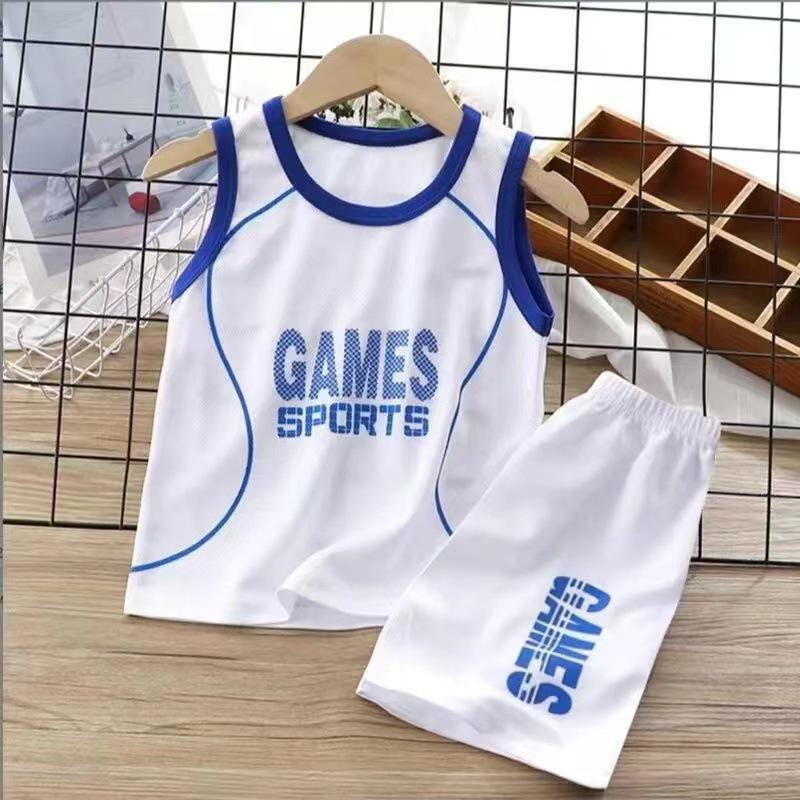Schnelltrocknendes Sportset für Jungen: Sommer Unisex Basketball & Fußball Uniform, Mittel/Groß Kurzarm