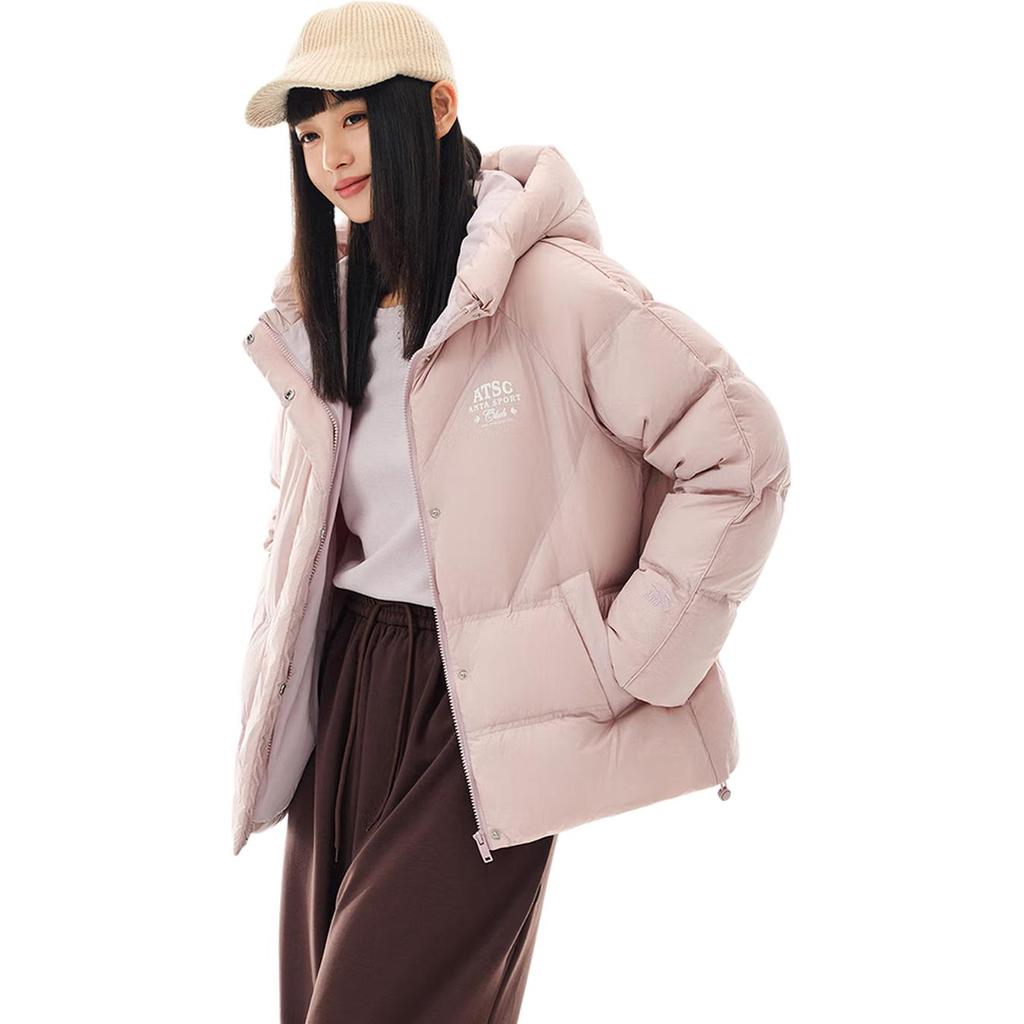 Anta Lightweight Comfortable Versatile Warm Simple Sports Down Jacket Women Outerwear 162548903N-5