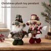 Handmade Christmas Plush Toy Pendant With Soft Texture And Festive Appearance For Home Holiday Decor Christmas Party Display
