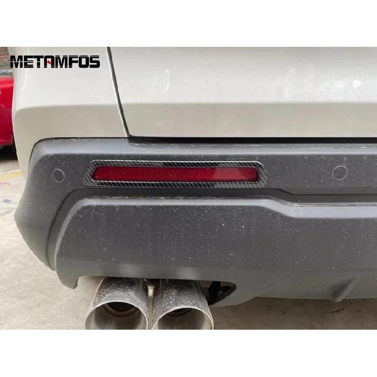 For Honda CR-V CRV  2024 2025 Carbon Fiber Rear Fog Light Lamp Cover Trim Foglamp Frame Protector Accessories Car Styling