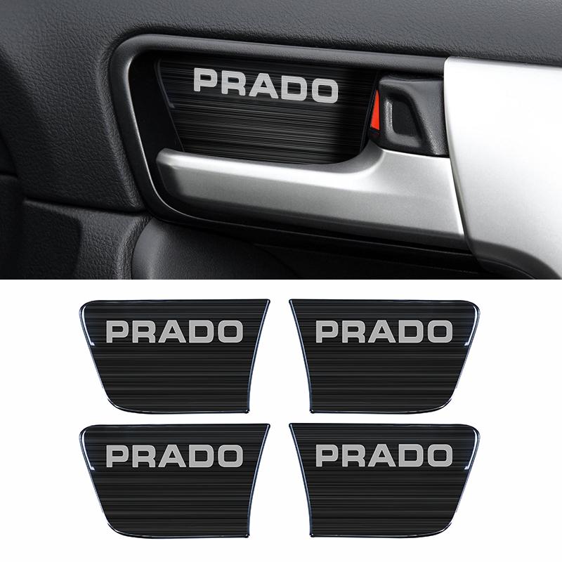 AAAT1 Stainless Steel Door Bowl Decorative sticker,For Toyota Land Cruiser Prado 150 2010-2023 2022 Interior Accessories LC150 FJ150