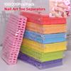 50 Stück/Packung Zehentrenner für Nail Art Zehen Finger Füße Schwamm Weiches Gel Nagellack Schönheitswerkzeuge Maniküre Pediküre Packung Nagel-Kits