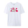 Cotton Breathable Childrens Tshirt Summer New Cute Melody Printed Parent Child Wear Unisexs and Womens Short Sleeves 2026