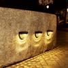 Solar Deck Lights,Solar Powered Fence Lights Dusk To Dawn LED Wall Light Outdoor Lighting Decoration for Step Yard Stair Patio Garden Warm Light