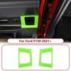 Light Green Rear Door Handle Cup Holder Panel Trim Frame For Ford F150 2021-2022