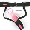 Adjustable Waist Harness Holder for Dildo Wand Massager - Sex Toy for Women Wearable Constrained Forced Strap No Vibrator Requir