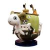 7cm Anime One Piece Schiff Figur Luffy Modell Spielzeug Super Süß Mini Boot THOUSANDSUNNY Going Merry Zusammengebautes Modell Actionfigur