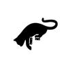 Iron Animal Decorations Plug Metal Animal Garden Stakes Metal Garden Statues