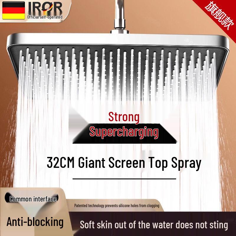

JROR Pressurized Self-Cleaning Shower Head SL-005