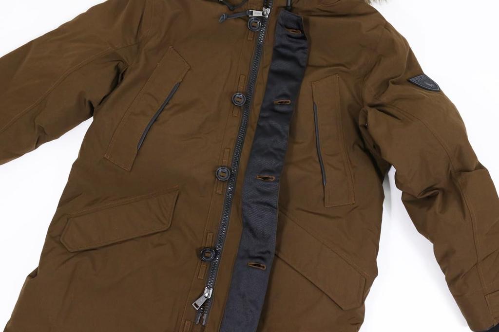 Polo Ralph Lauren Performance Down Jacket with Fur Size NUTMEGBRW Men's Hood, M, 01010105, [Used]