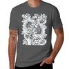 Black White Sunflowers And Roses Tshirt Antipilling Casual Tshirt