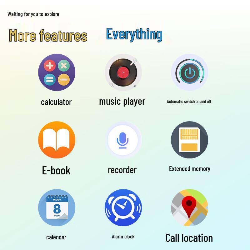 K-Touch U6 4G Senior & Student Feature Phone (CN Version)