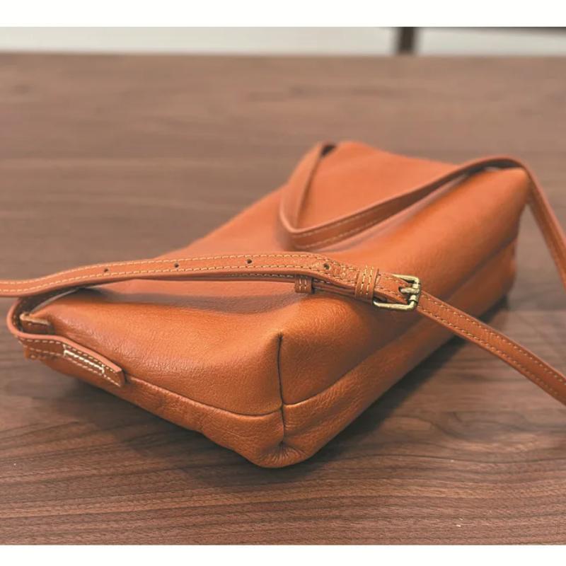 Johnature Ekte Lær Allsidig Dame Liten Veske Mykt Kuskinn Lett Skulder Crossbody Vesker