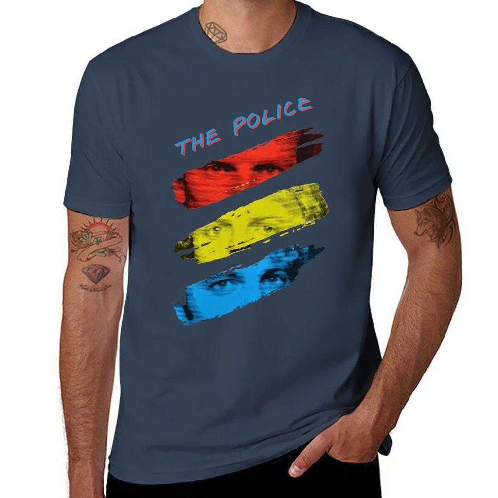 The Police Tshirt Creative Graphic Tee Shirt