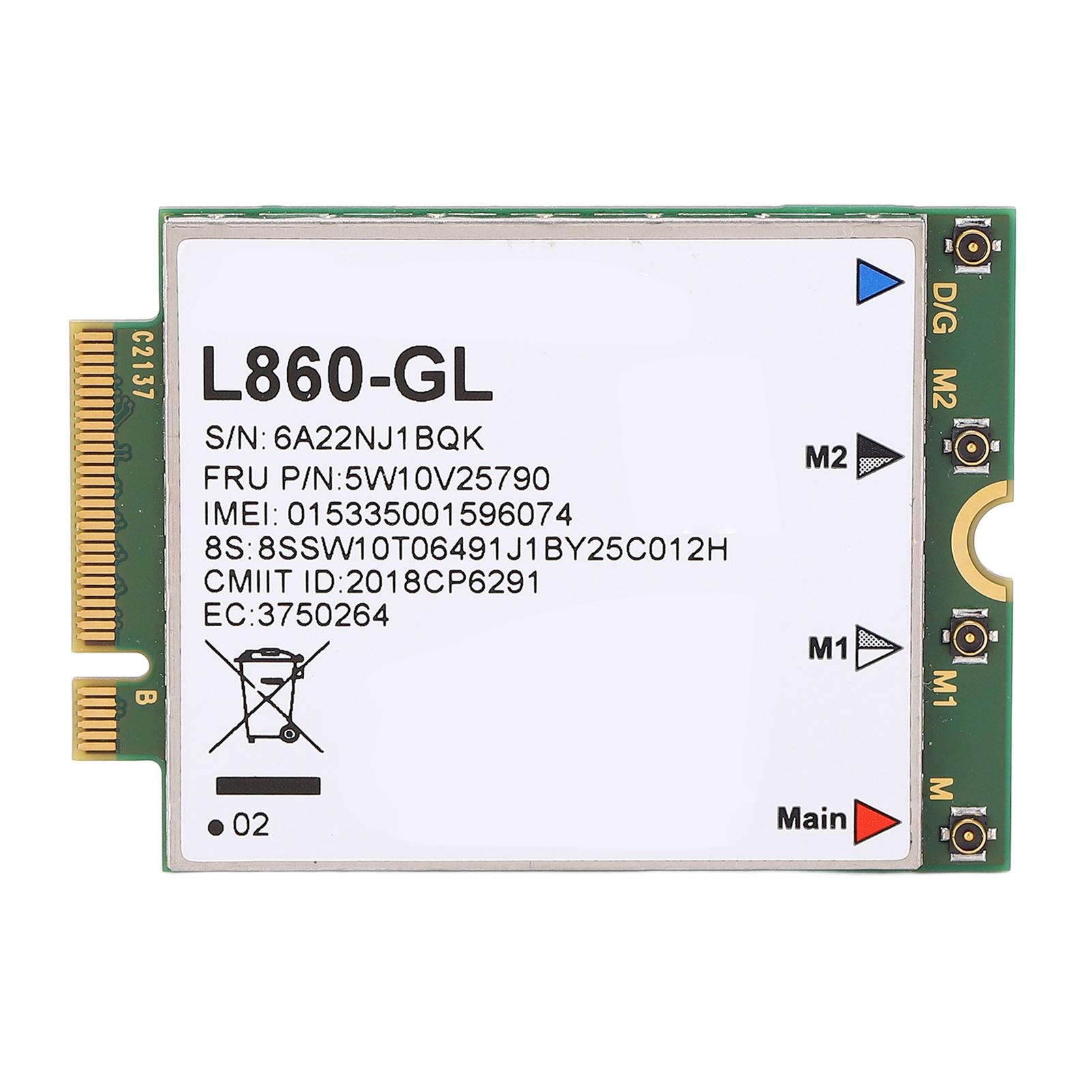 

4G Module L860 GL XMM7560 Chipset M.2 ESIM 4G LTE Network Card FRU 5W10V25790 for Thinkpad X1 P15