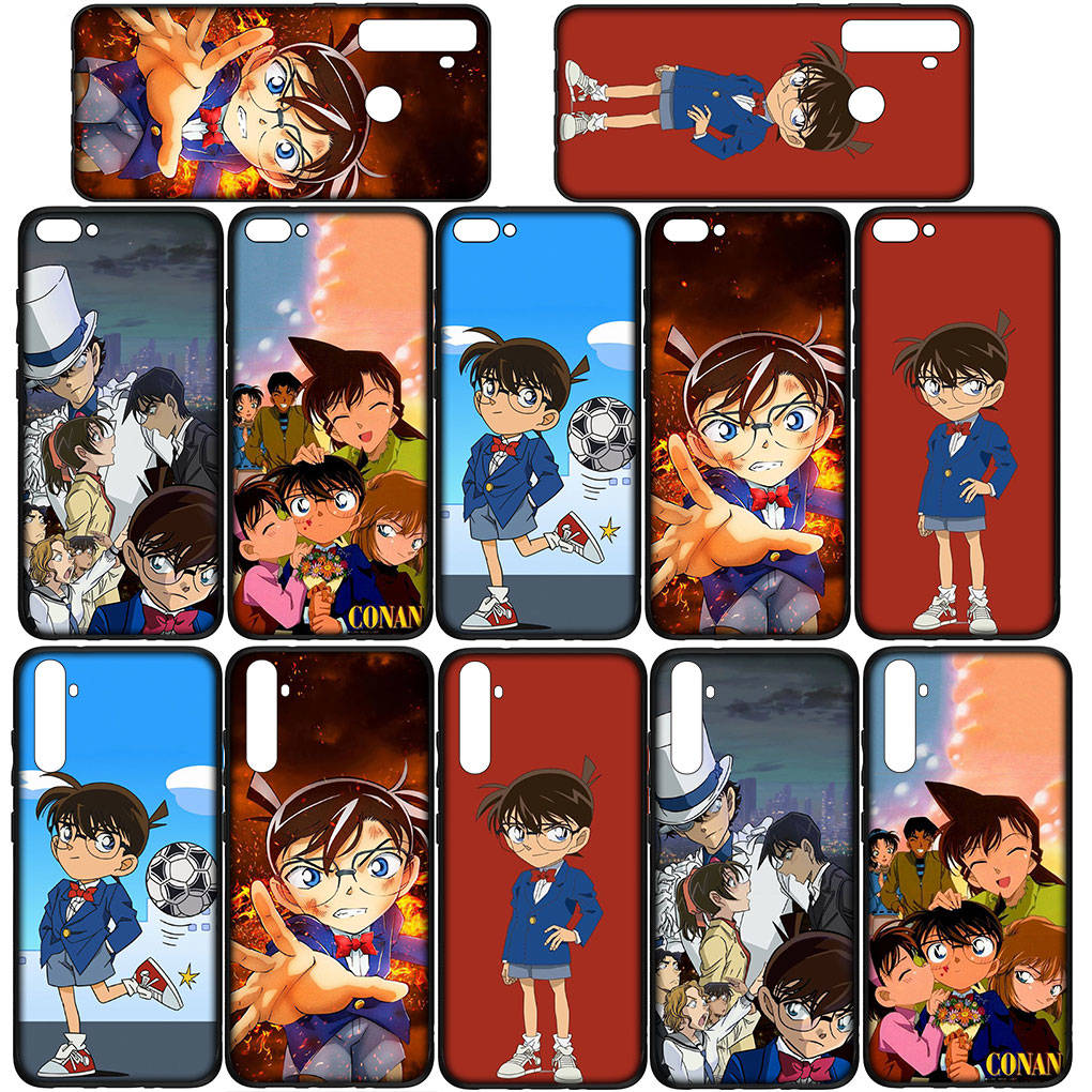 Cover for iPhone 16 15 14 Xiaomi Redmi Note 13 12 11 Pro Max X 10 8 9 XR Samsung Galaxy S24 S23 A15 13COPPO Huawei Comics Detective Conan Phone Case