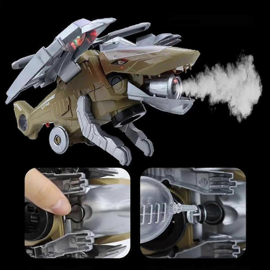 Bestseller New Upgraded Air Force Helicopter Toy for Kids - Bump and Go Action with 3D Lights, Multicolor