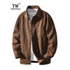 Autumn American Casual Long Sleeve Shirts Jacket Men's Loose Fat Man Plus Size Fat Version Top Cargo Outerwear New