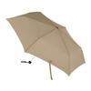 MUJI Folding Umbrella for Sun and Unisex Dark 60cm Rib Length Rain, Adult, DEA53A5A, Beige,