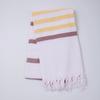 100% Cotton Striped Tassel Beach Towel - 30 Color Options