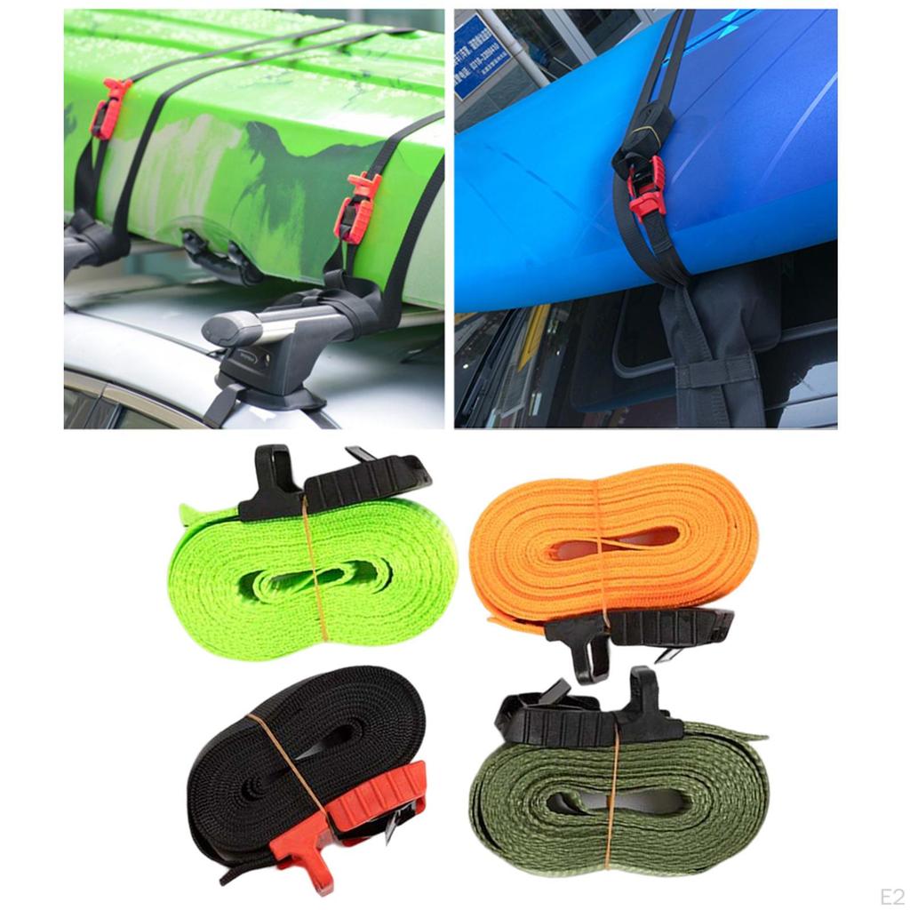 cam Buckle 25mm Webbing Tow Strap 14.7ft Lashing Straps for Bicycles Cargo Snowboard Bag Moving