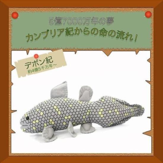 Living Fossil Series Coelacanth Plush 5335B Toy, Large,