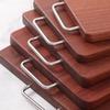 Solid Wenge Wood Kitchen Cutting Board with U-Handle