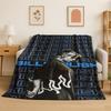 3D Billie Eilish Singer Star Flannel Blanket Soft Warm Throw Blanket for Bedroom Living Room Bed Travel Camping Picnic Gift