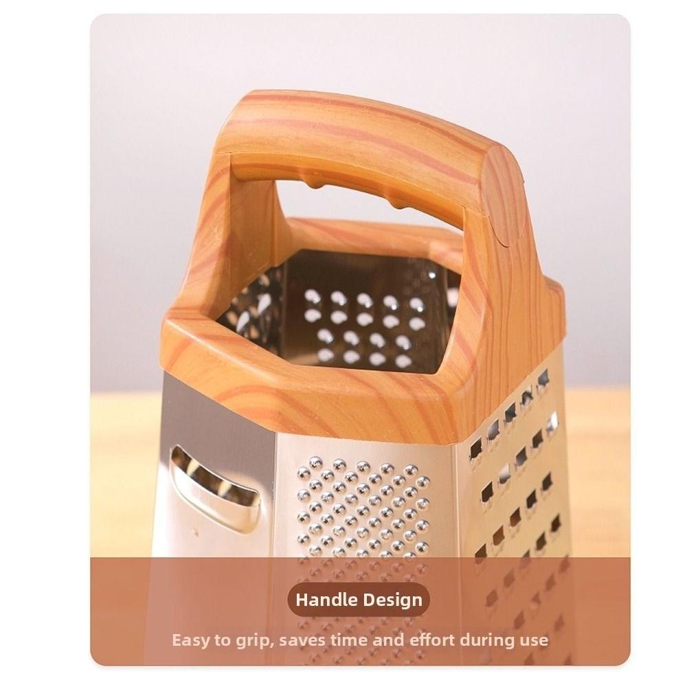 Stainless Steel Cheese Graters 4/6 Sided Vegetable Slicer Food Shredder  Vegetables Preparation