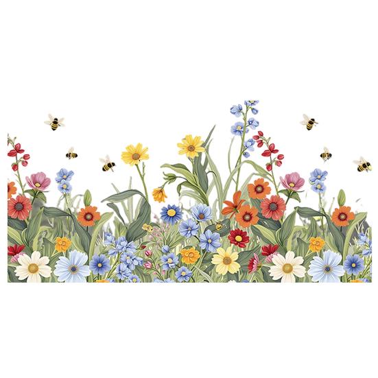 Spring Summer Flower Butterfly Window Cling Colorful Floral Window Sticker Removable Double-Sided Static Decals for Home Office Classroom Decor