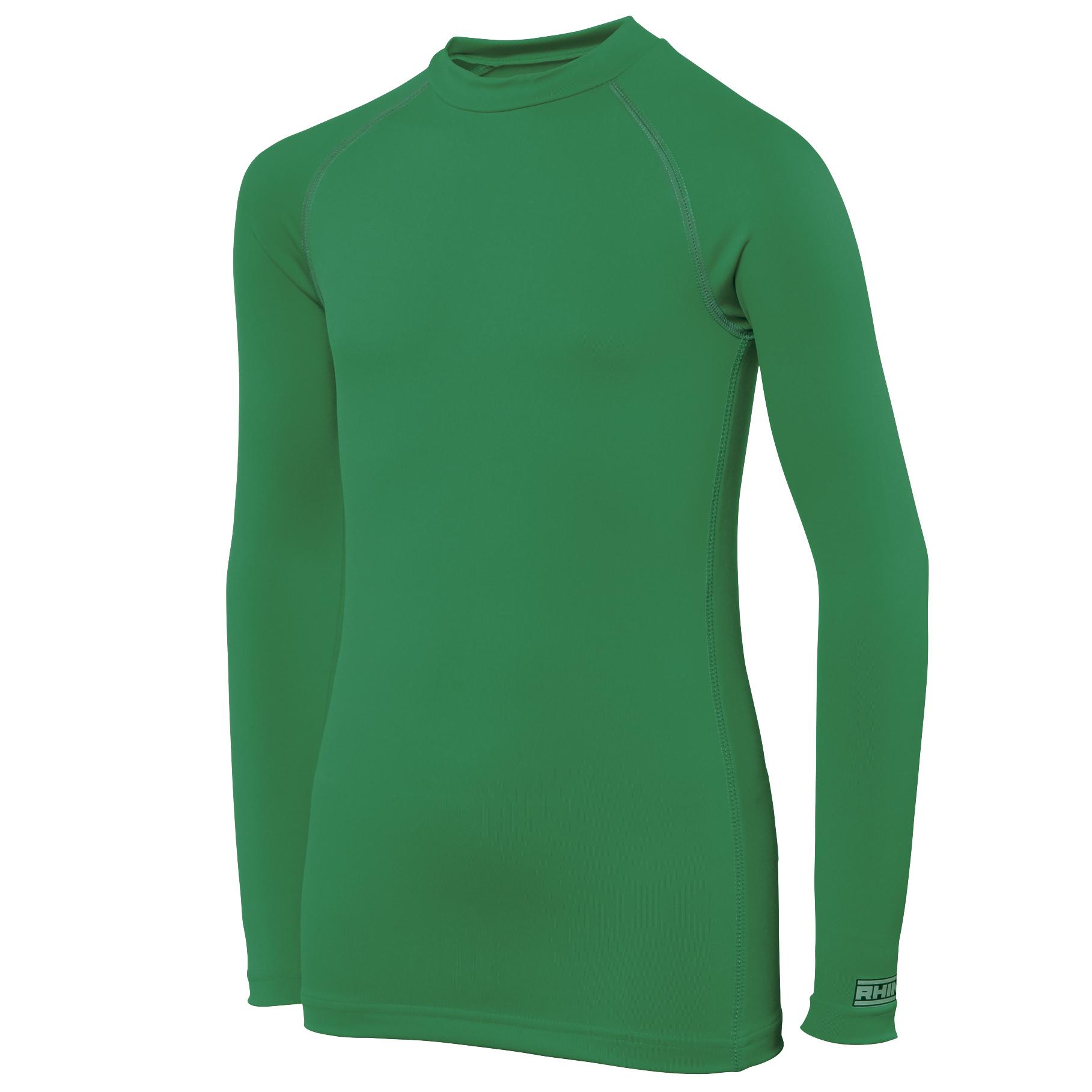 RhinoShield - Maglia a compressione a maniche lunghe per adulti, unisex, 16 colori disponibili, taglie dalla XS alla XXXL, Donna Uomo Unisex - Adulto, bianco, XS
