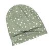 Random Dots Sage Knit Hat with Subtle Fashion Details, Ideal for Adults Seeking Texture And Character In Cold-Season Daily Wear