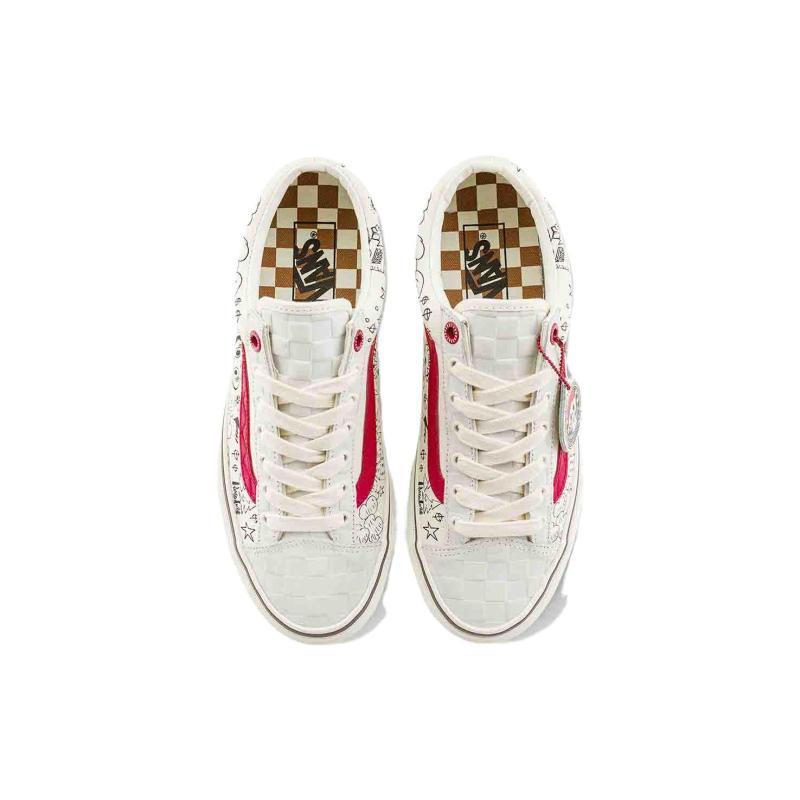 The Monsters X Vans Style 36 'White Red' Sneakers VN000CDECCZ