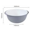 Kitchen Bowl And Strainer Set, Detachable Double-Layer Multi-Purpose Drain Basket for Mixing Noodles